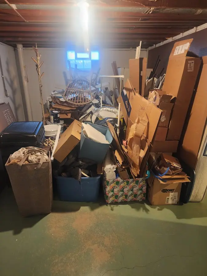 Roll-off dumpster container at job site for Yard Waste Dumpster Rental in Las Cruces